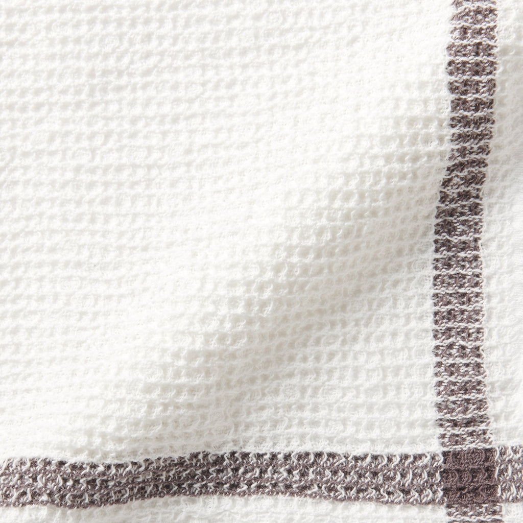 Indian Cotton Waffle Weave Multipurpose Cloth - Brown