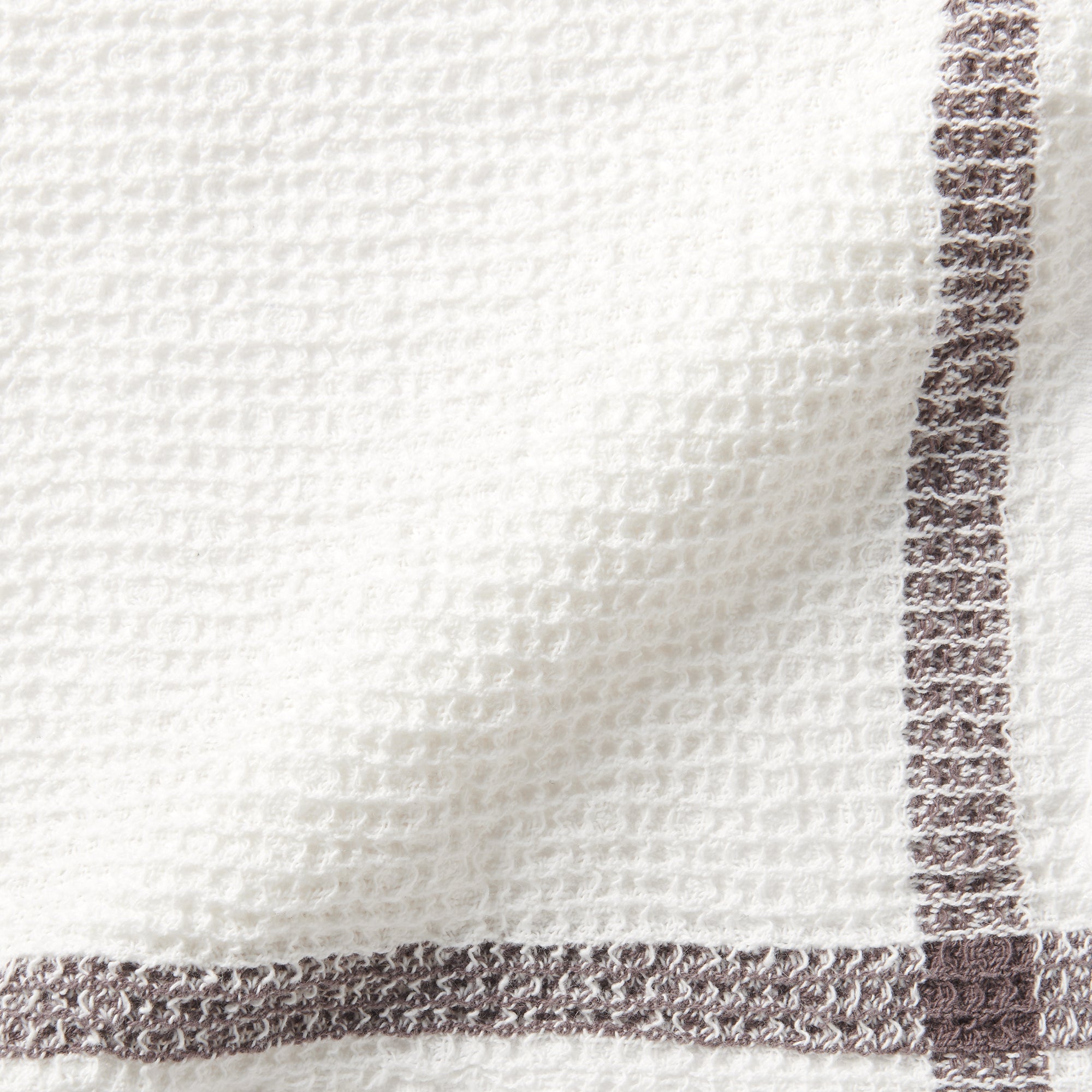 Indian Cotton Waffle Weave Multipurpose Cloth - Brown