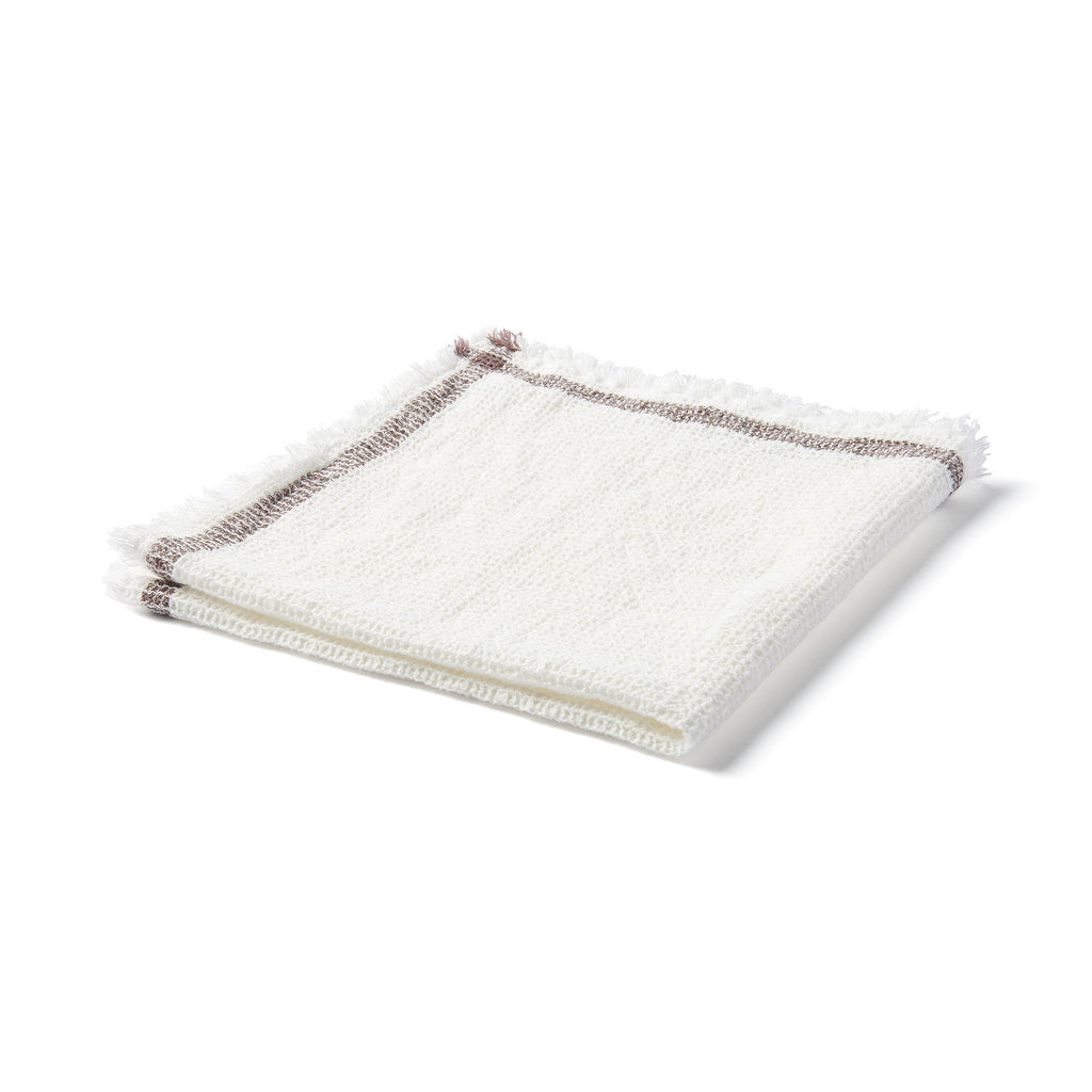 Indian Cotton Waffle Weave Multipurpose Cloth - Brown