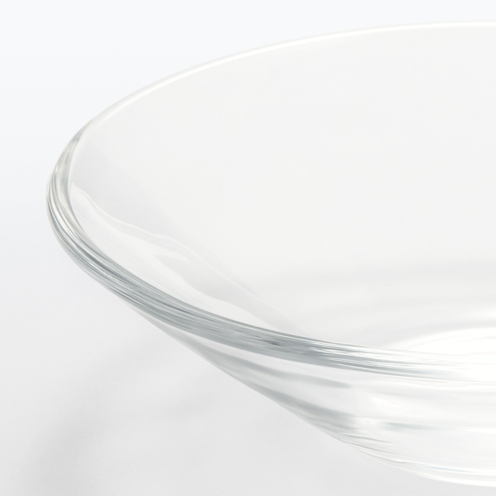 Soda Glass Shallow Bowl - Small