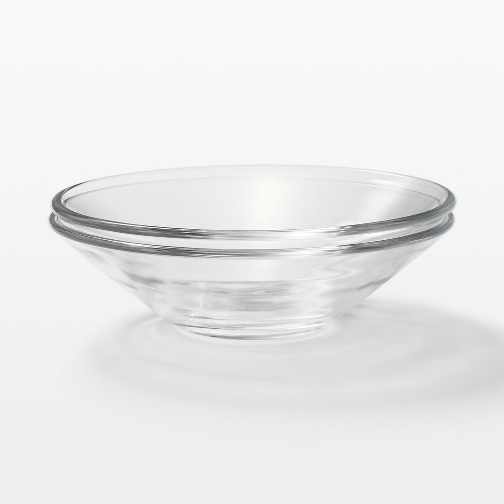 Soda Glass Shallow Bowl - Small