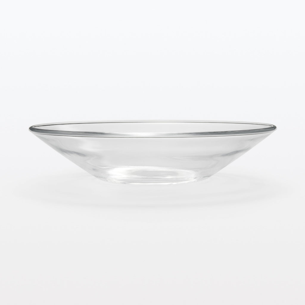 Soda Glass Shallow Bowl - Large