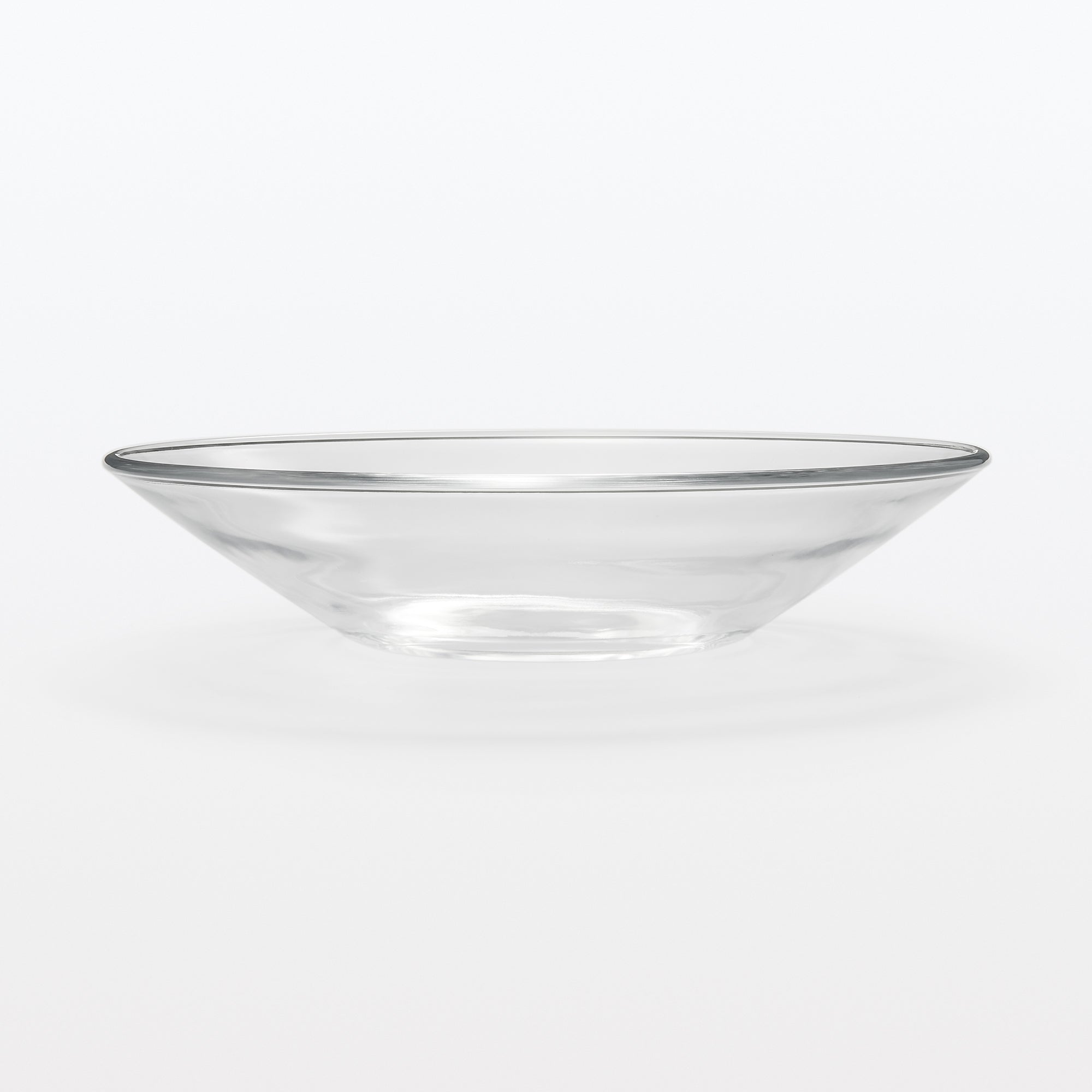 Soda Glass Shallow Bowl - Large