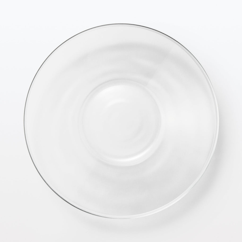 Soda Glass Shallow Bowl - Large