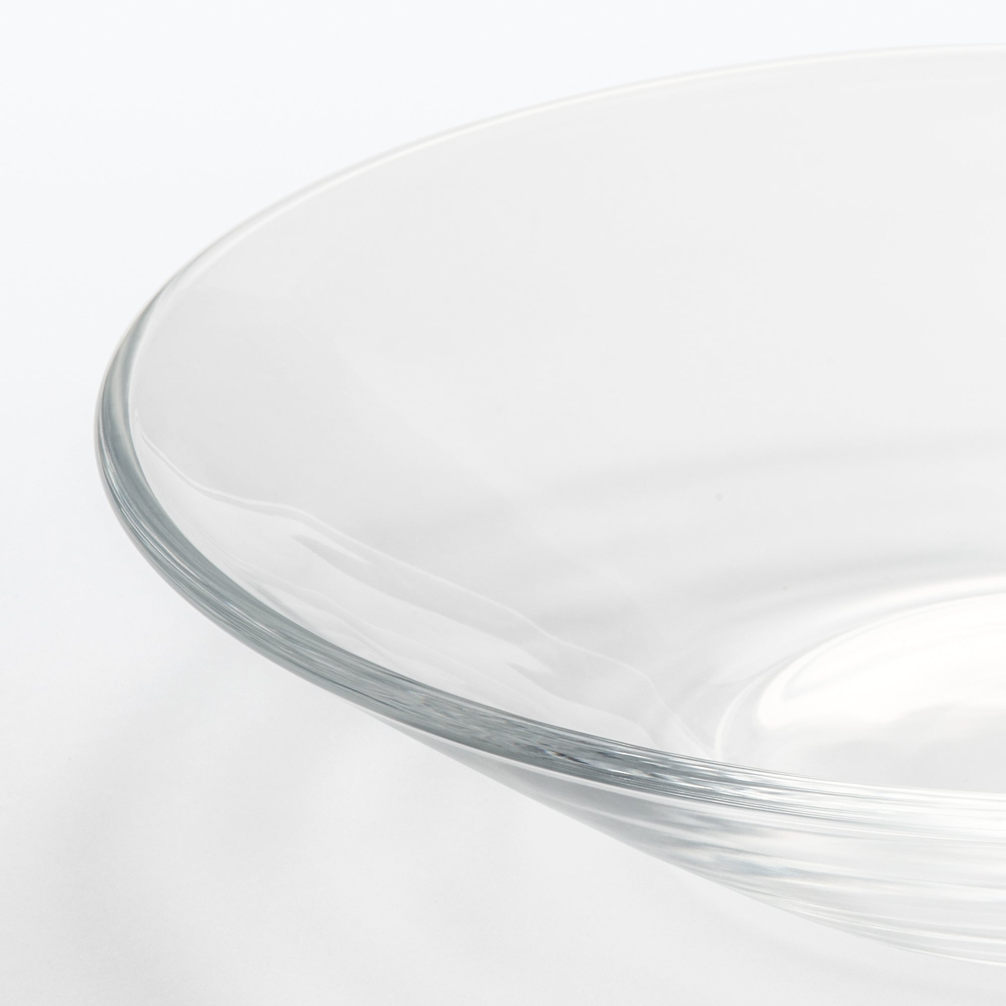 Soda Glass Shallow Bowl - Large