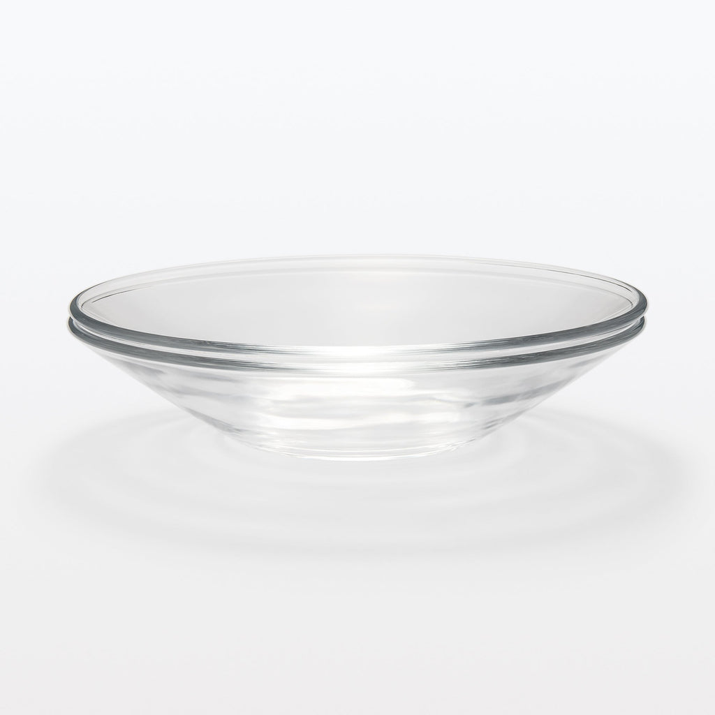 Soda Glass Shallow Bowl - Large