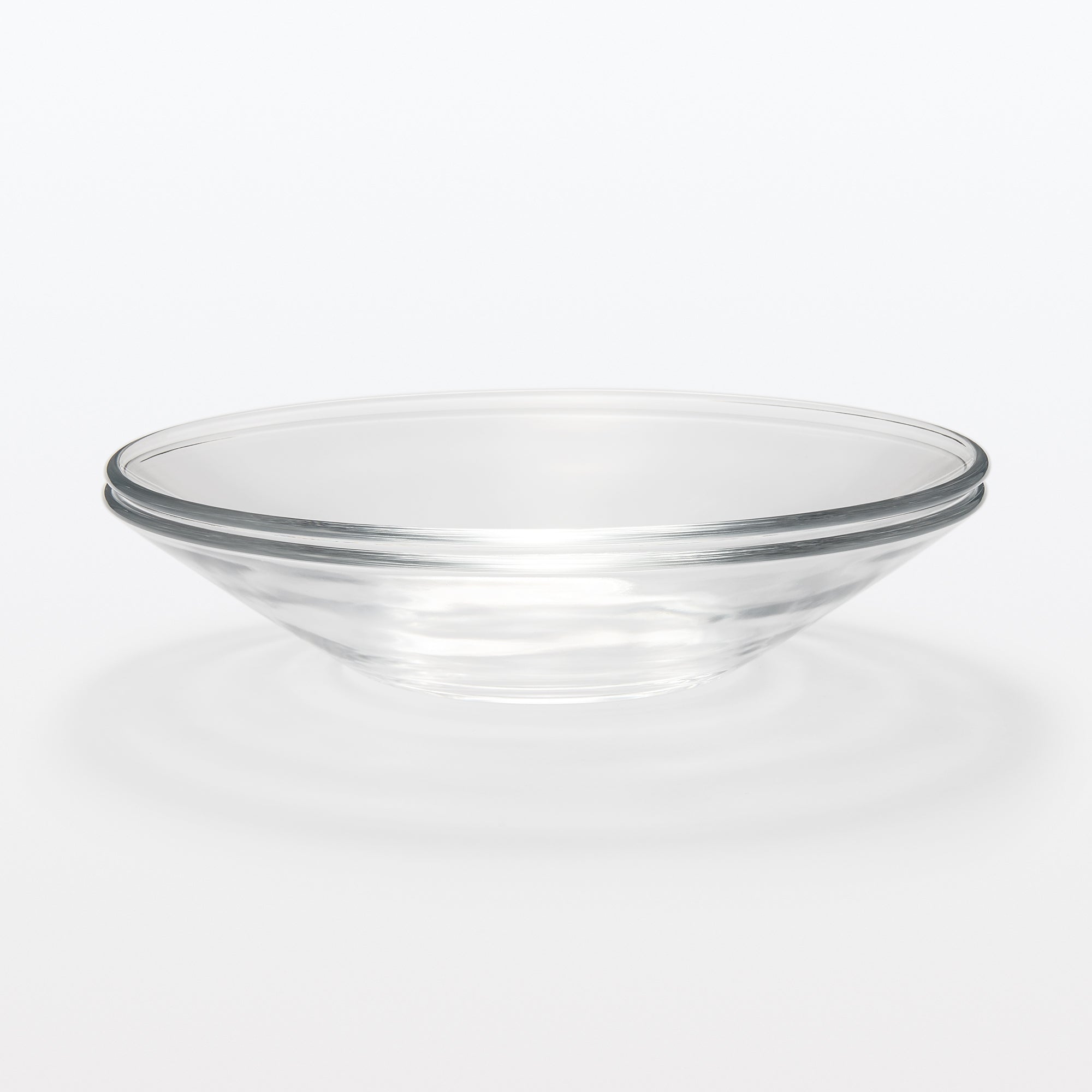 Soda Glass Shallow Bowl - Large