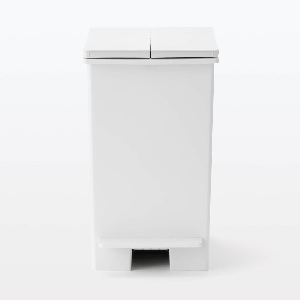 Polypropylene Pedal Dust Bin with Double-Hinged Lid - 5.6 gal