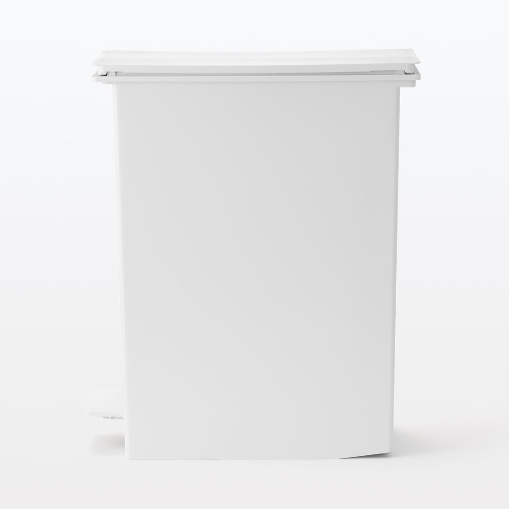 Polypropylene Pedal Dust Bin with Double-Hinged Lid - 9.3 gal