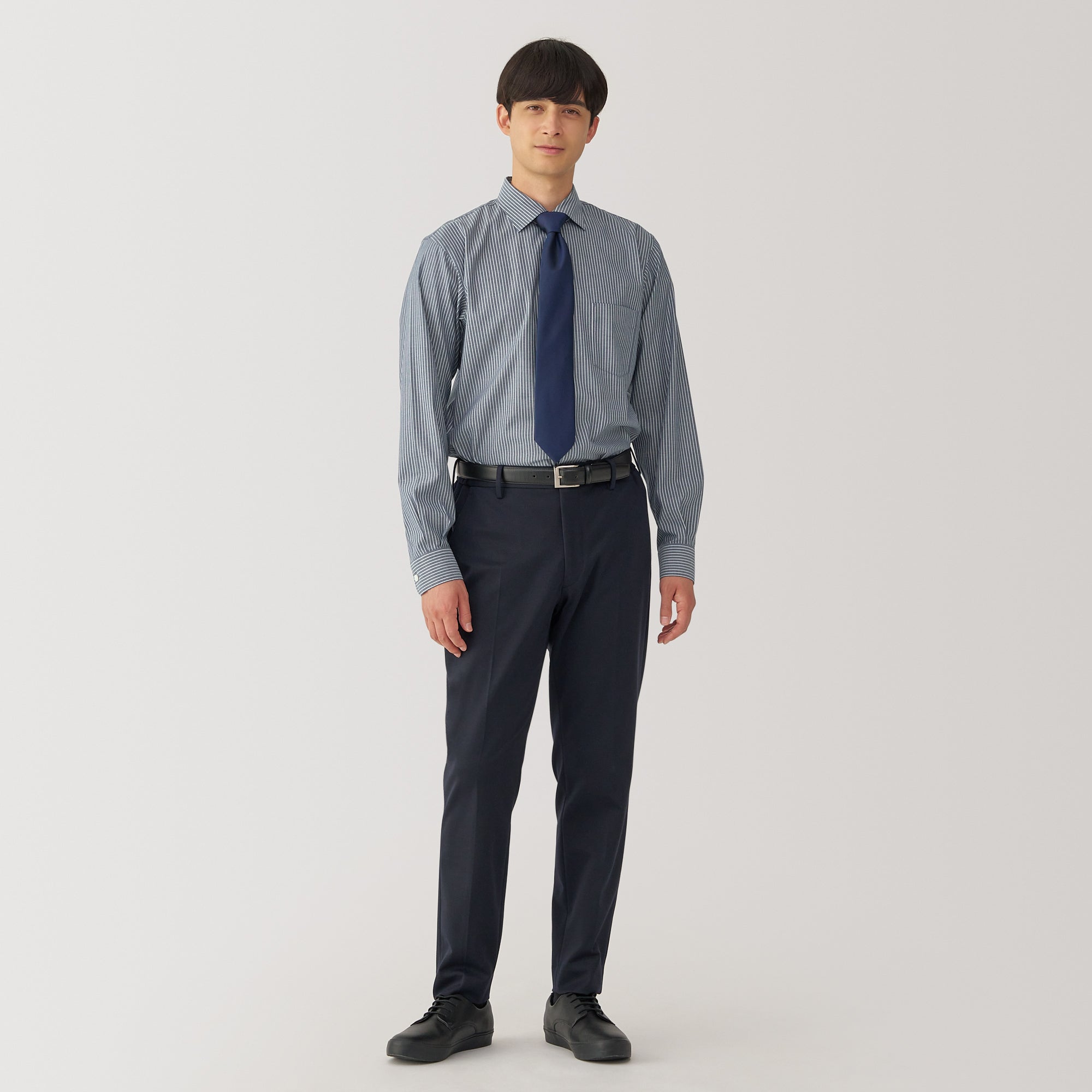 Men's Non-Iron Semi Wide Collar Shirt