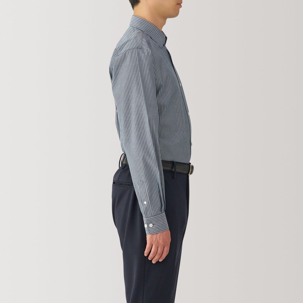 Men's Non-Iron Semi Wide Collar Shirt