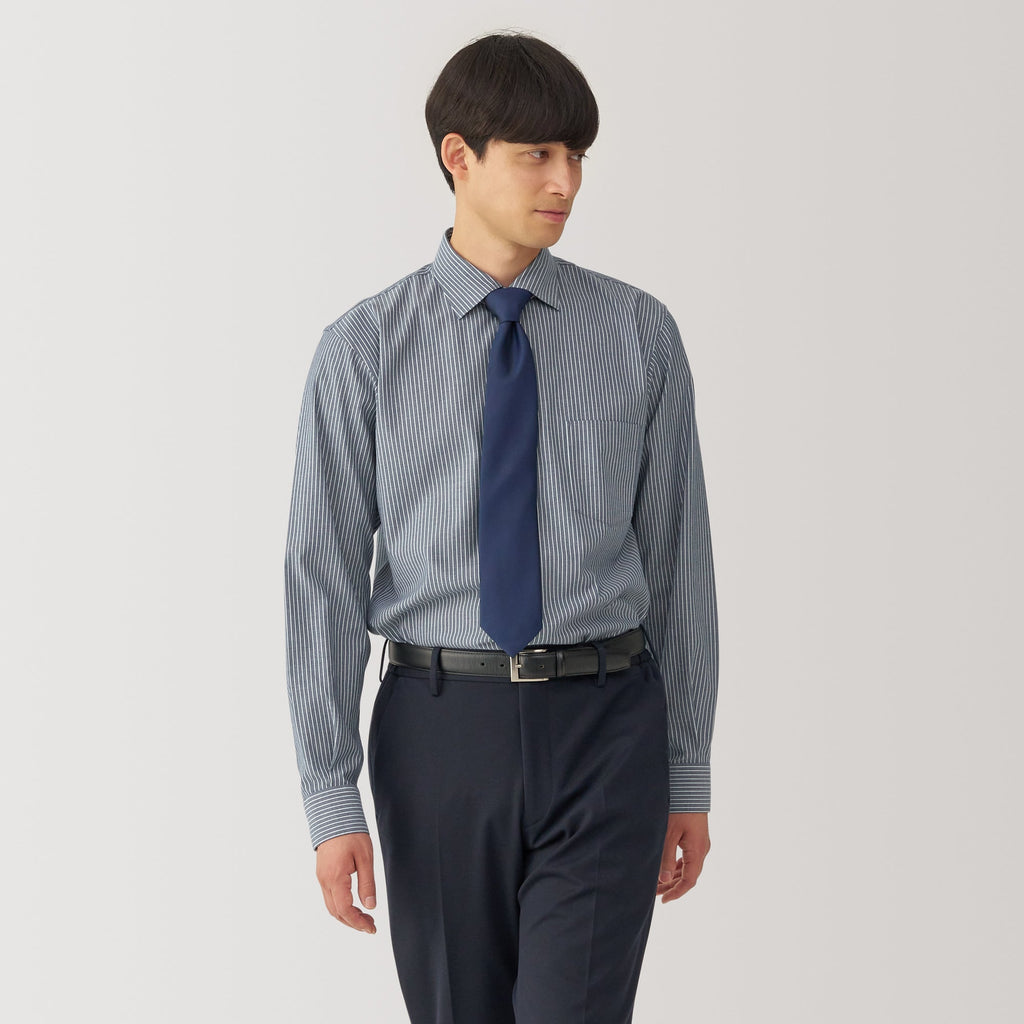 Men's Non-Iron Semi Wide Collar Shirt