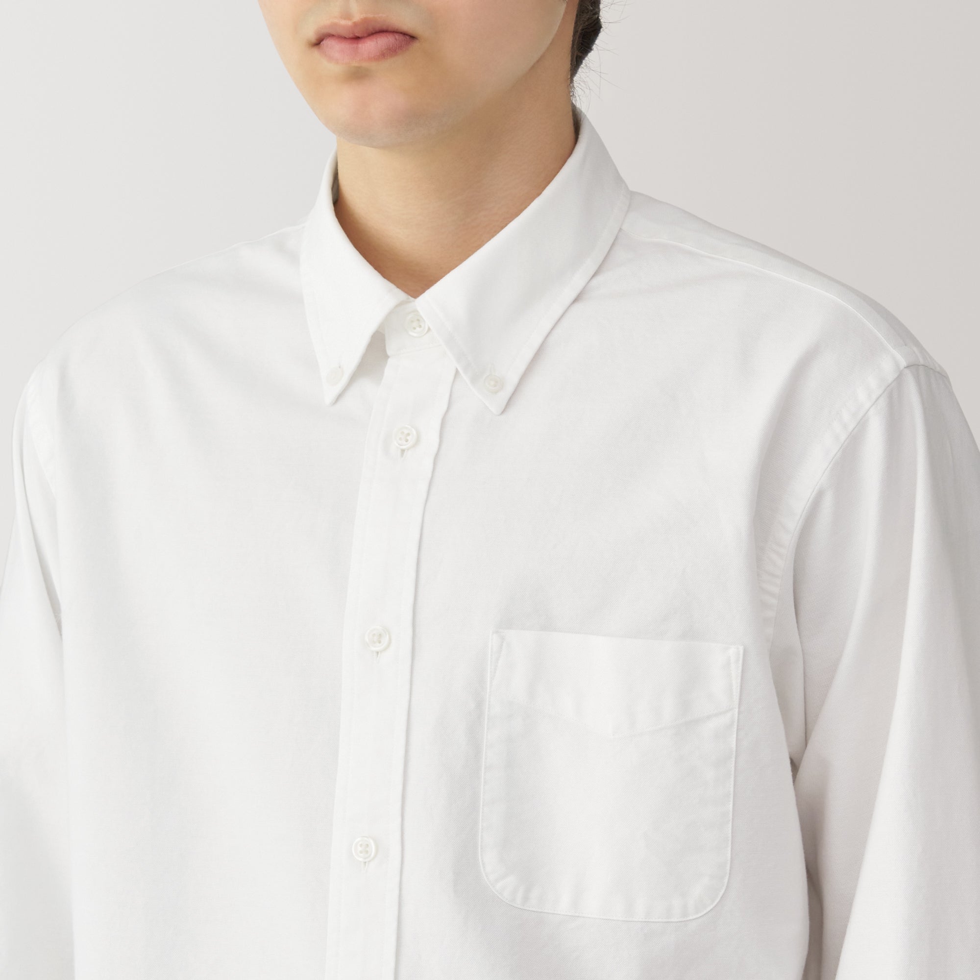 Men's Washed Oxford Button Down Shirt