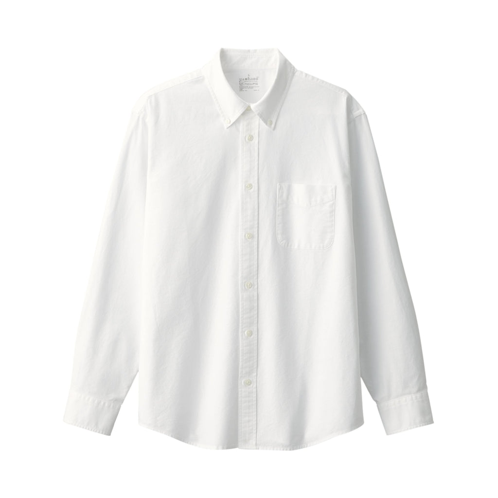 Men's Washed Oxford Button Down Shirt