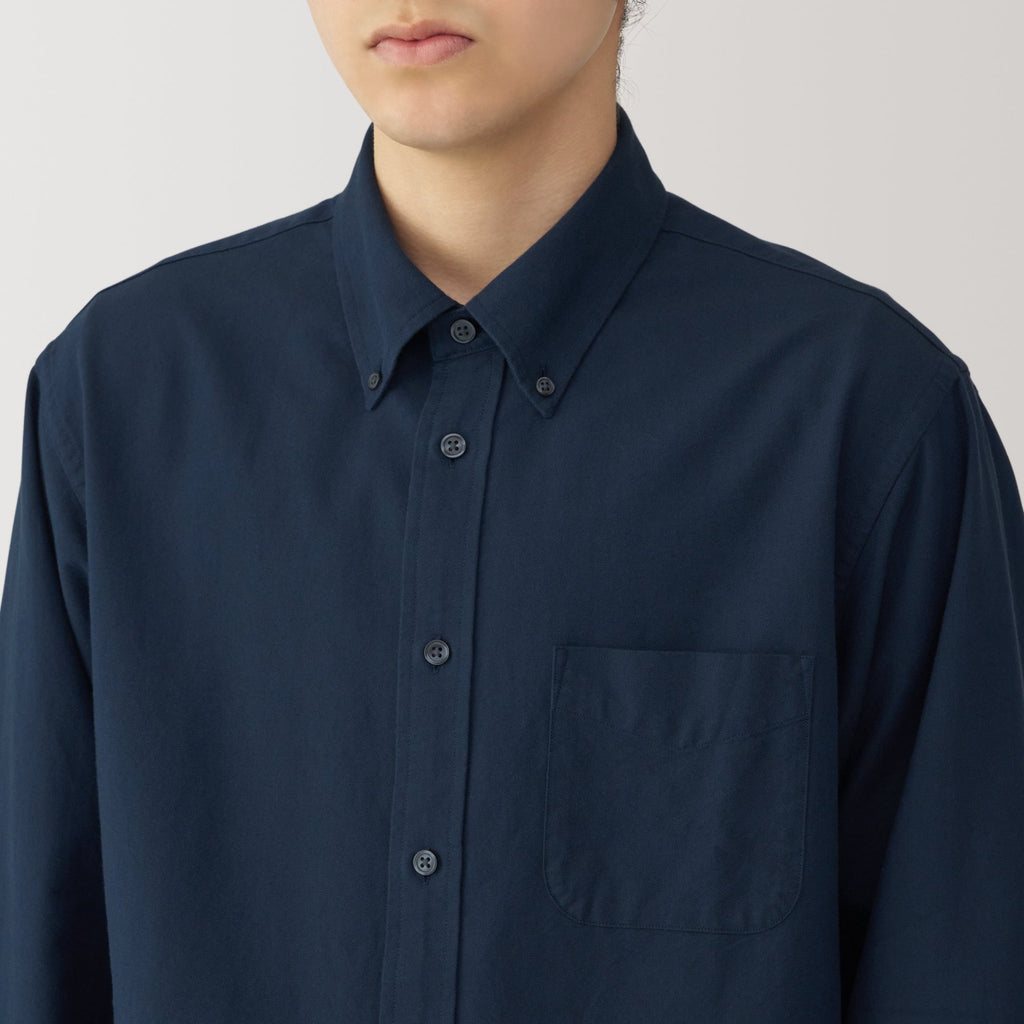 Men's Washed Oxford Button Down Shirt