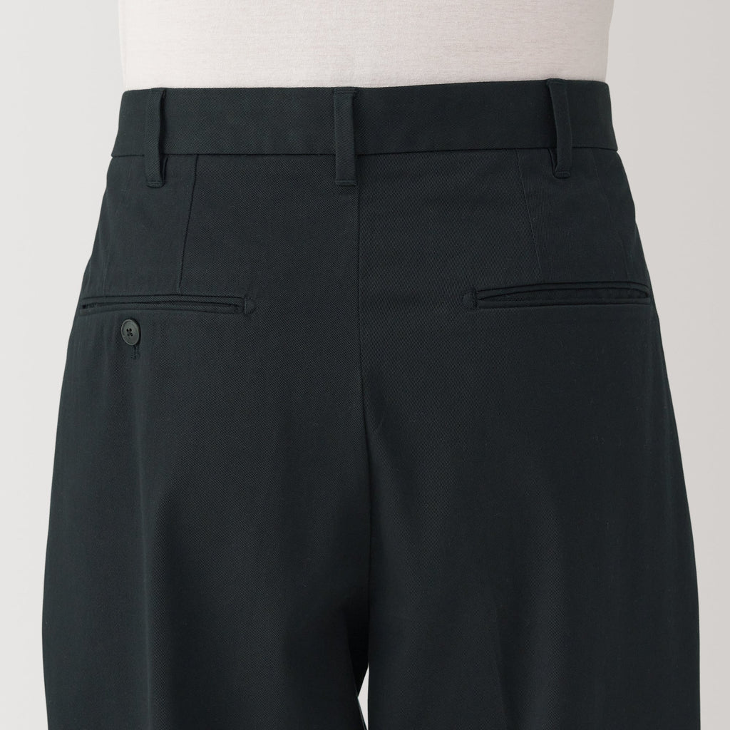 Men's Stretch Chino Darted Wide Pants (L29)