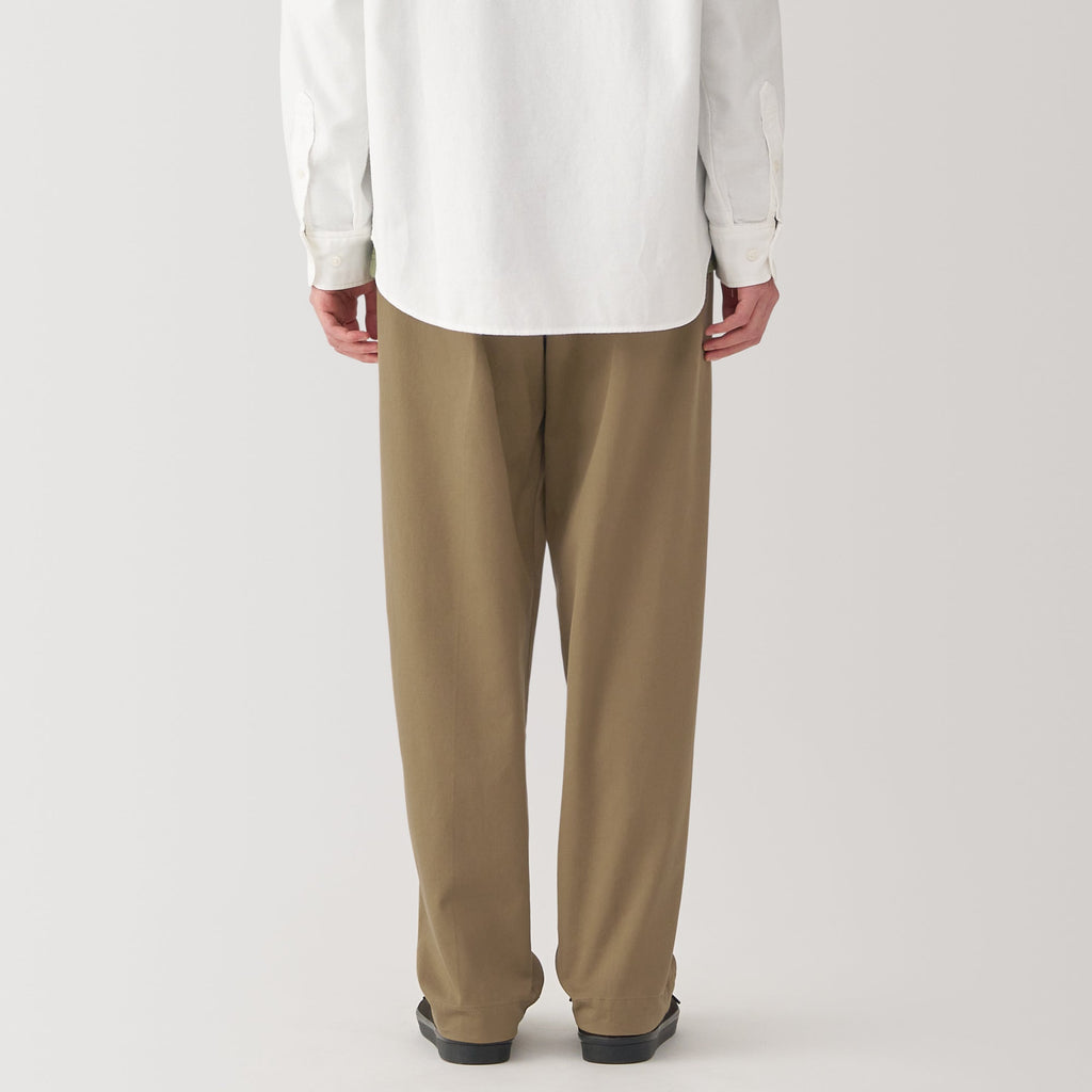 Men's Stretch Chino Darted Wide Pants (L29)