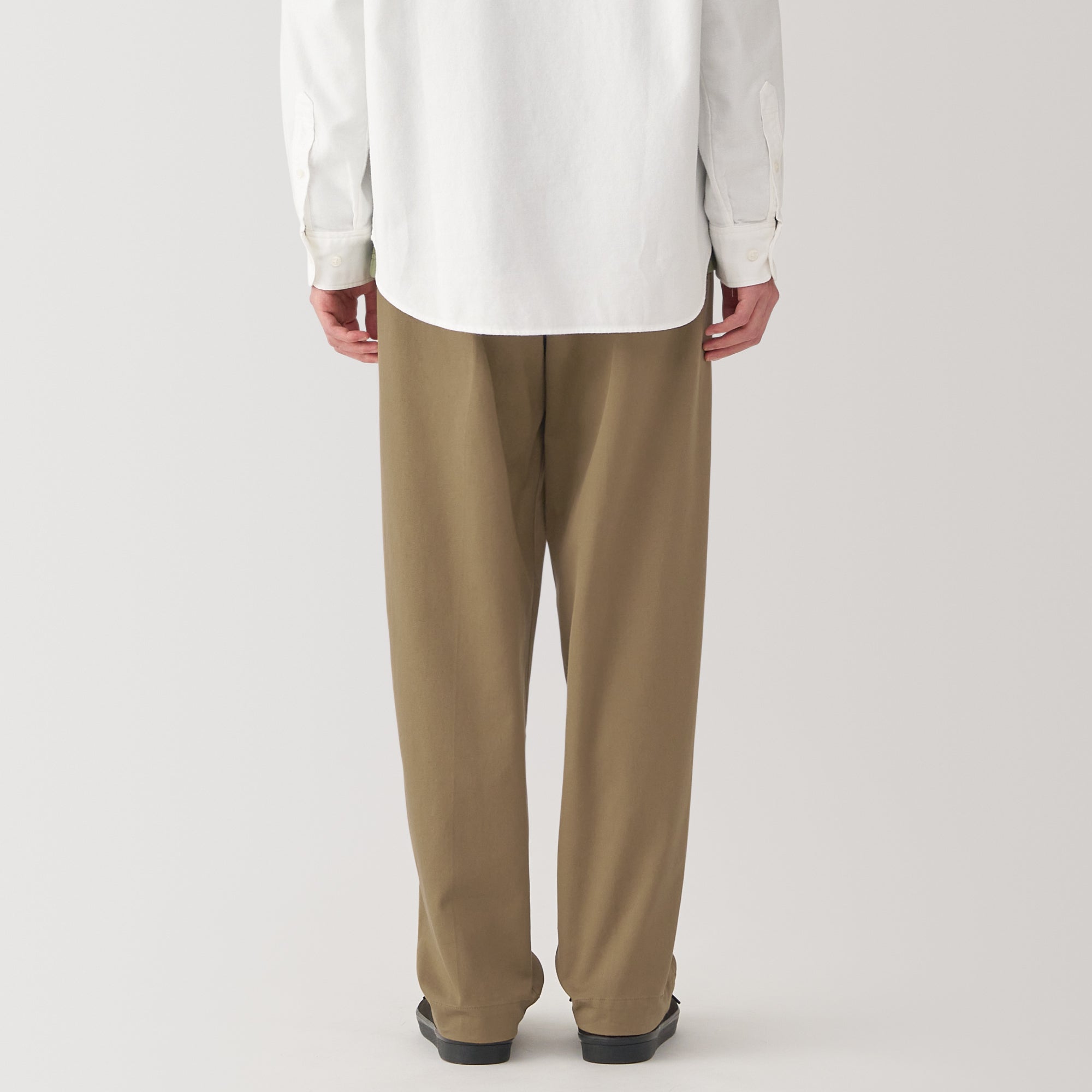 Men's Stretch Chino Darted Wide Pants (L29)