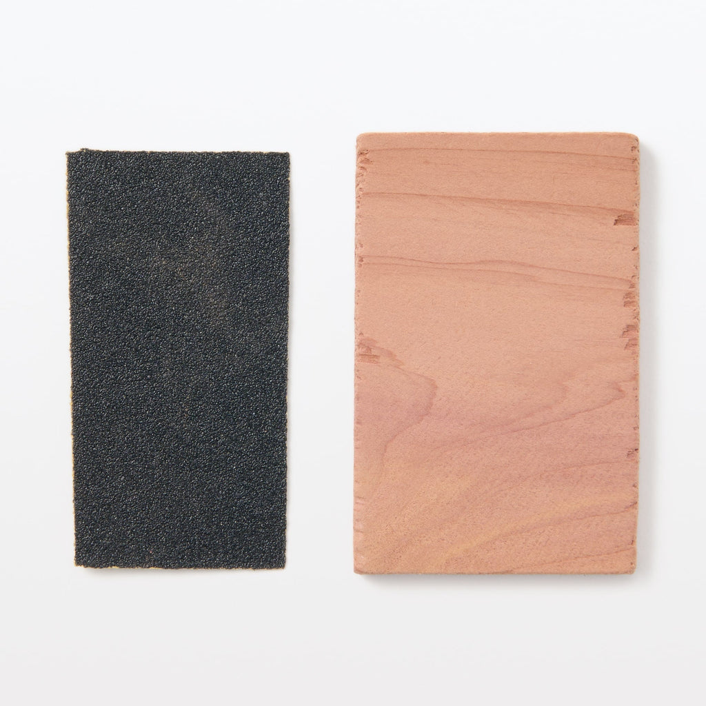 Irregular Shapes Red Cedar Block Set with Sandpaper