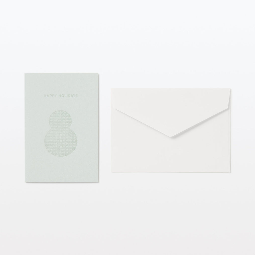 Message Card - Snowman