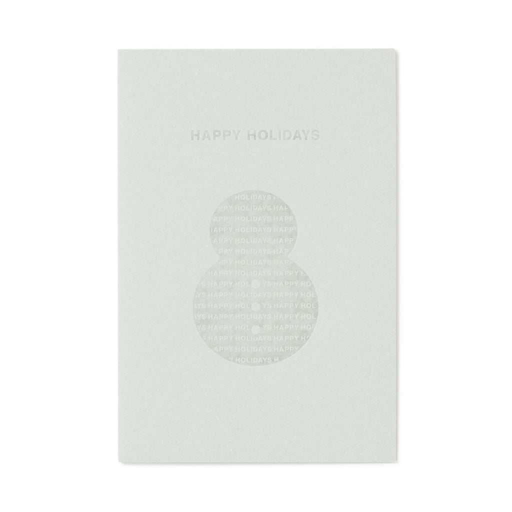 Message Card - Snowman