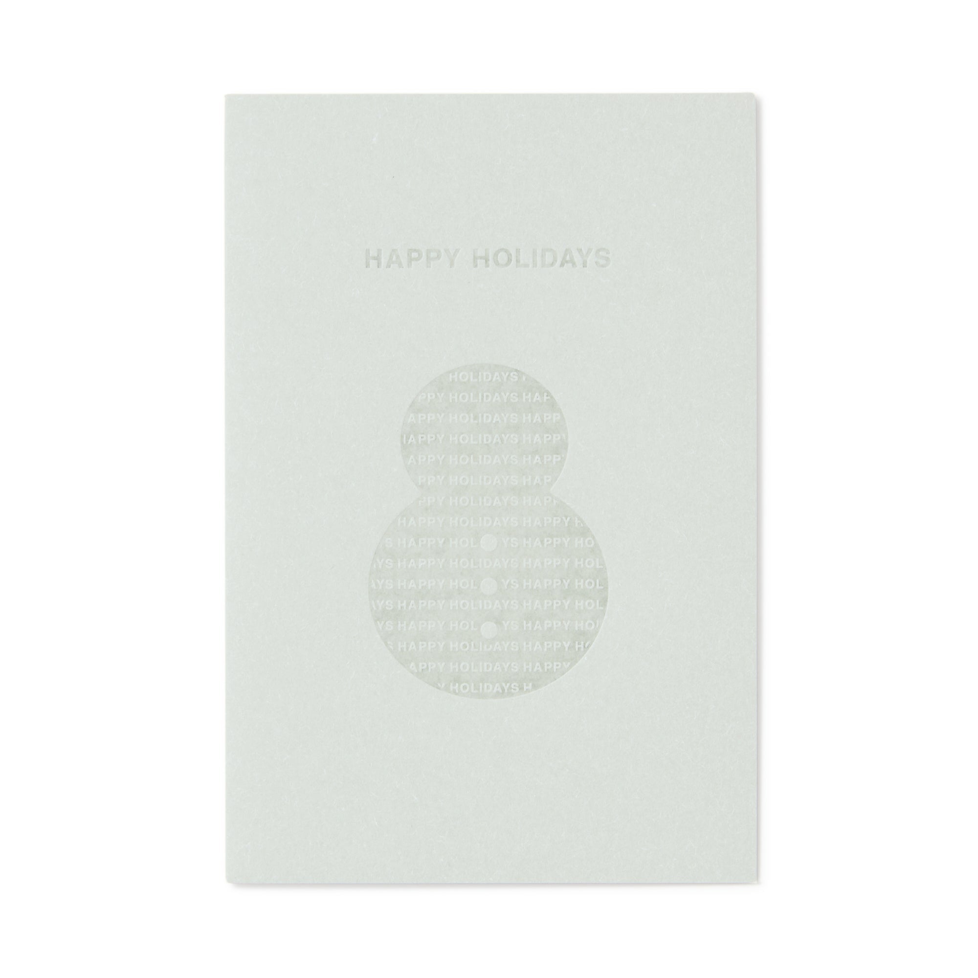 Message Card - Snowman