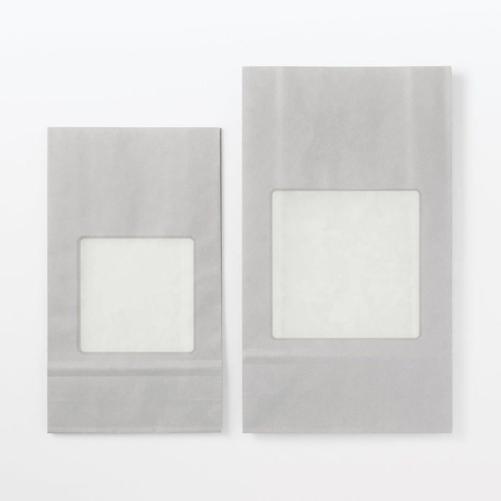 Paper Window Gift Bag with Gusset - Square - Large