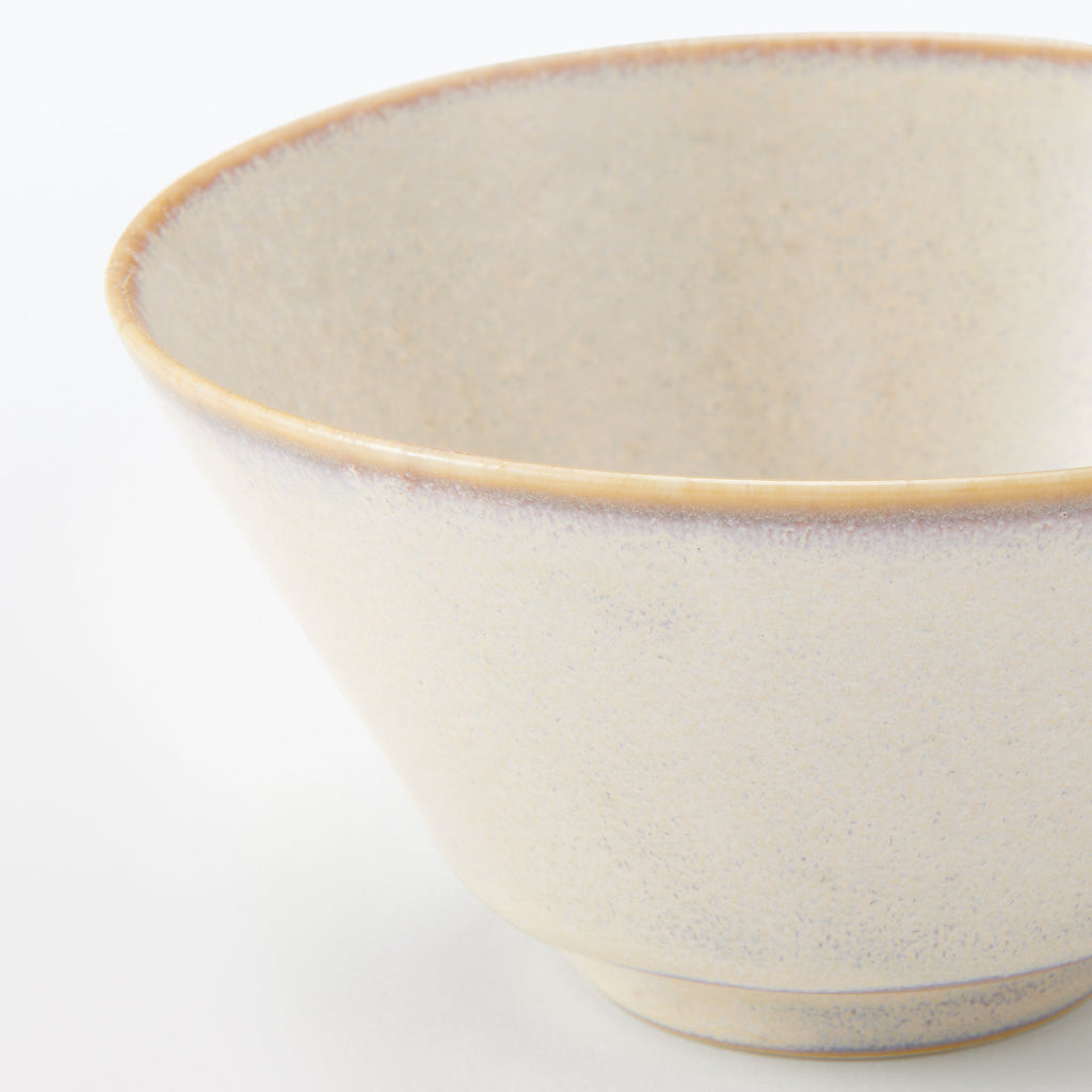 Mino Ware Rice Bowl - White Glaze