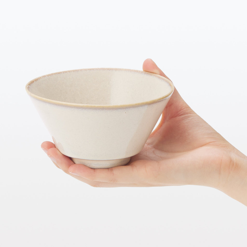 Mino Ware Rice Bowl - White Glaze