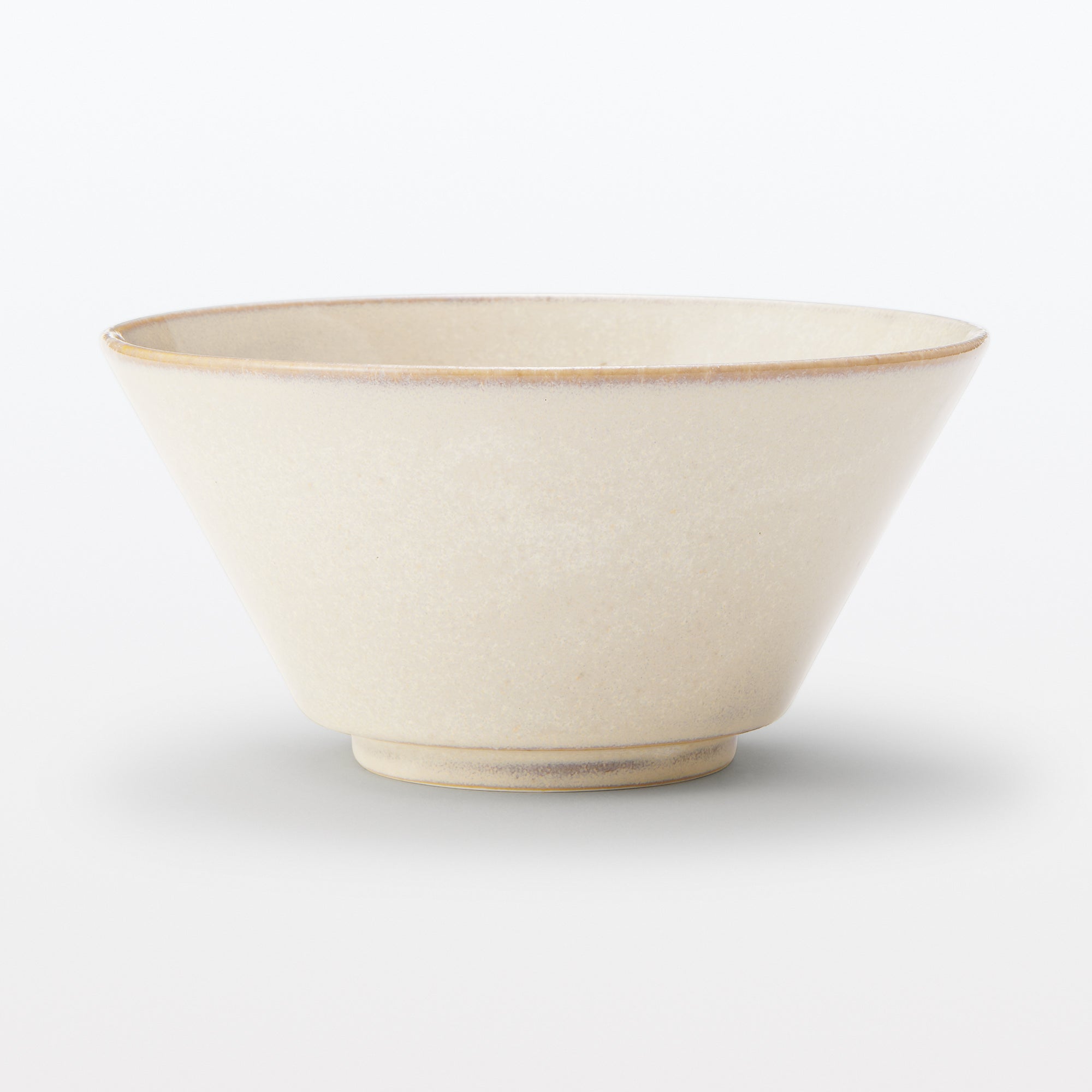 Mino Ware Noodle Bowl - White Glaze