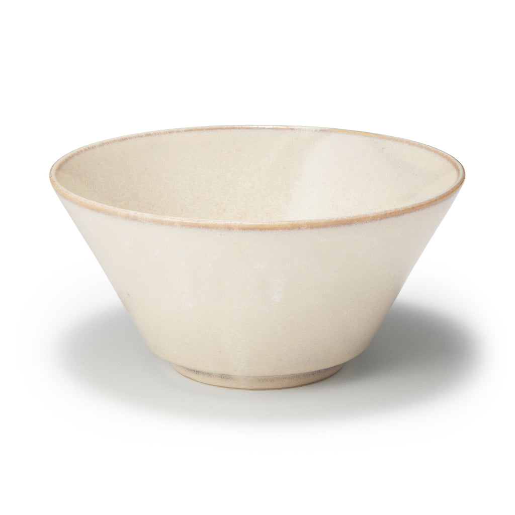 Mino Ware Noodle Bowl - White Glaze