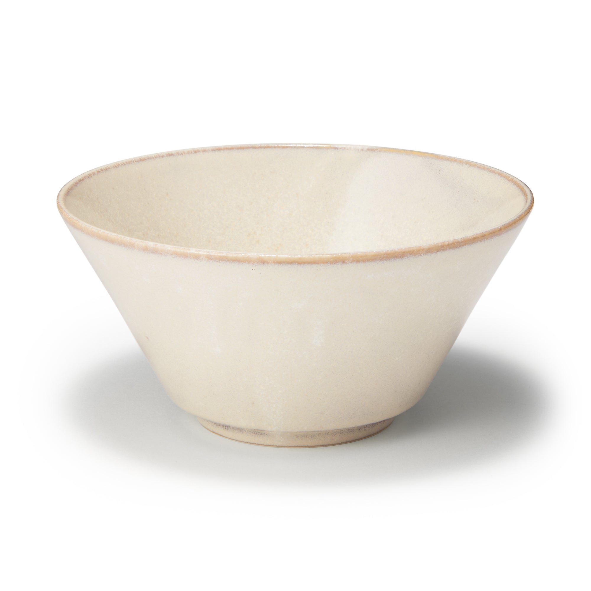 Mino Ware Noodle Bowl - White Glaze