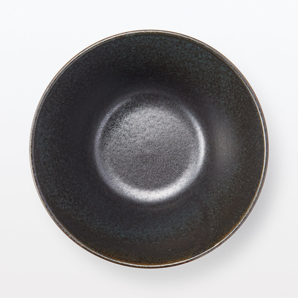 Mino Ware Noodle Bowl - Black