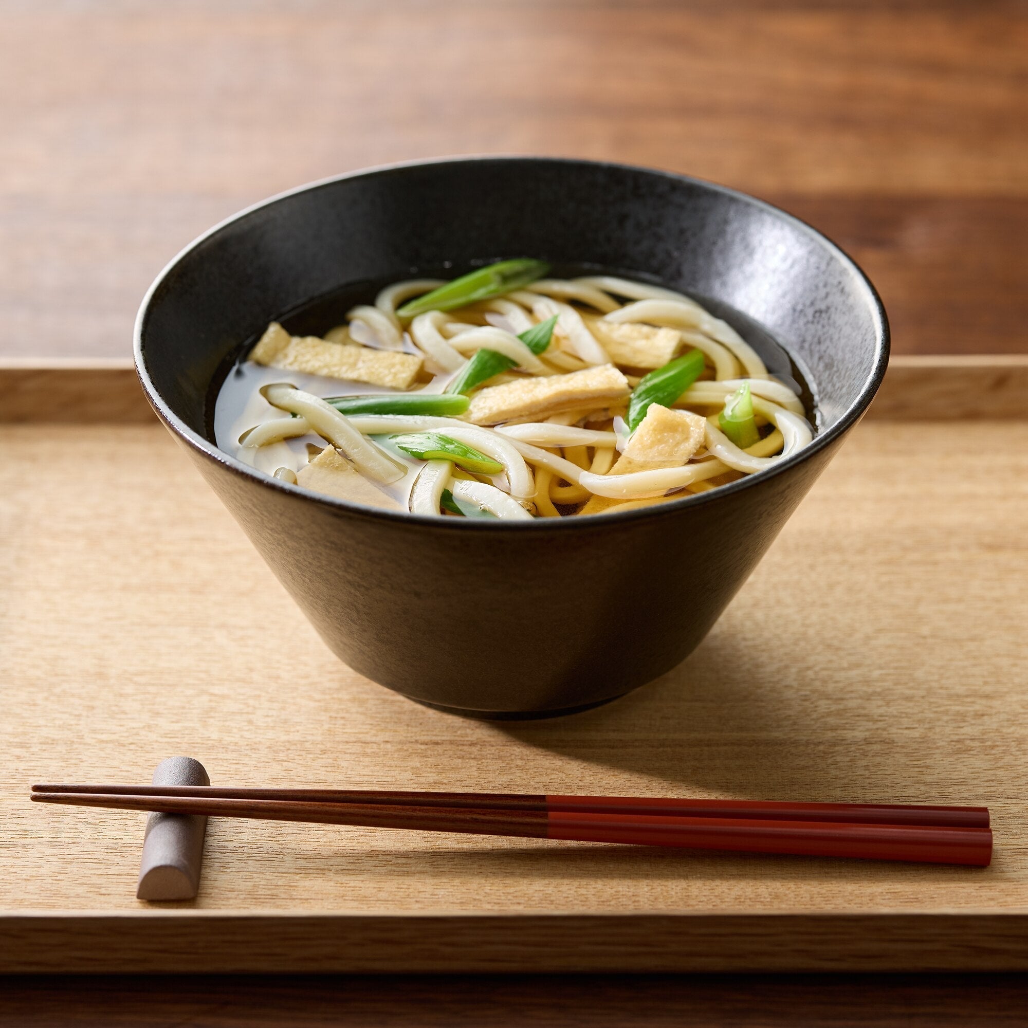 Mino Ware Noodle Bowl - Black