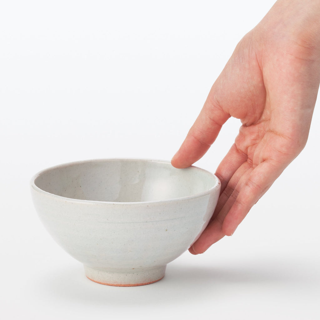 Banko Ware Rice Bowl - Transparent Glaze 4.8