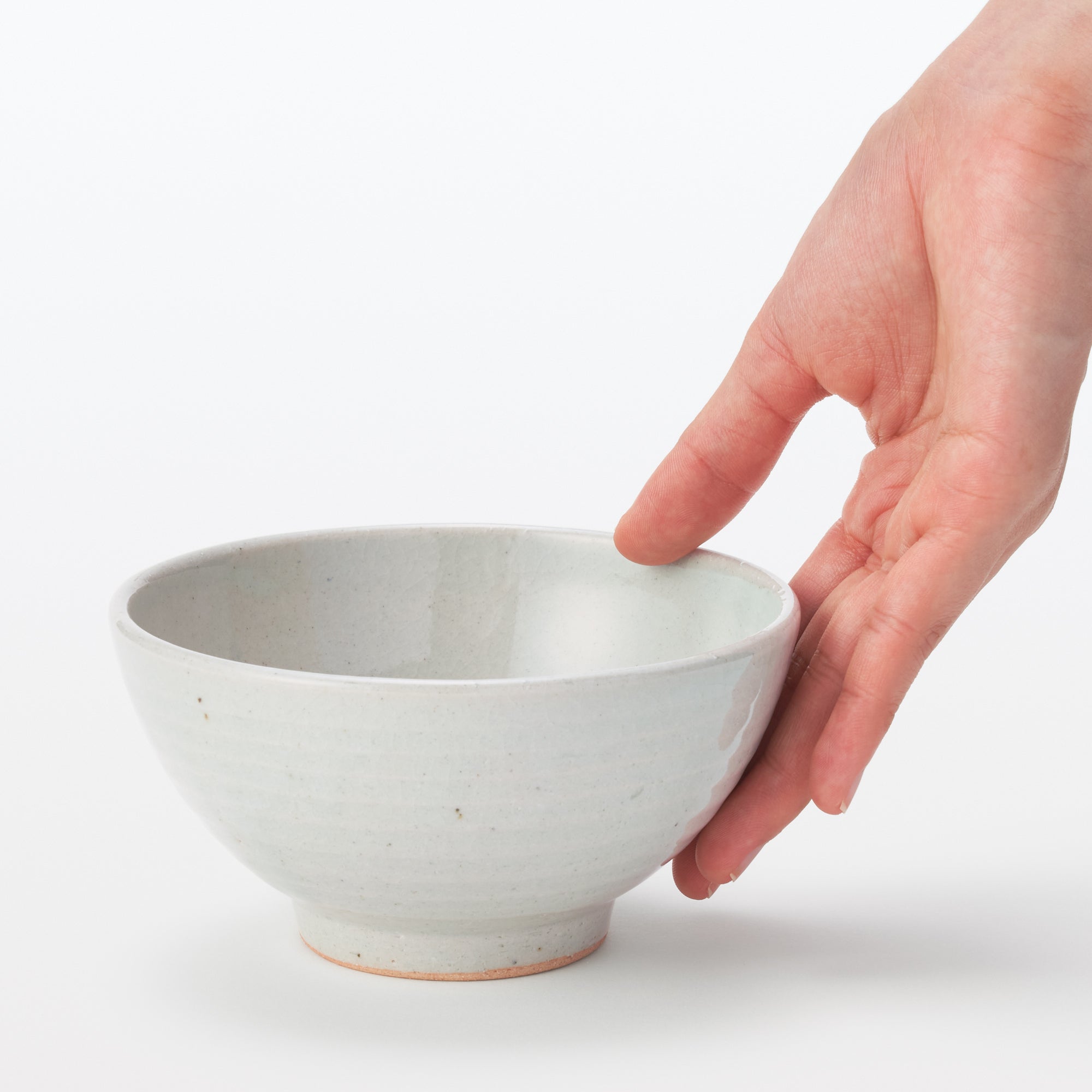 Banko Ware Rice Bowl - Transparent Glaze 5.2