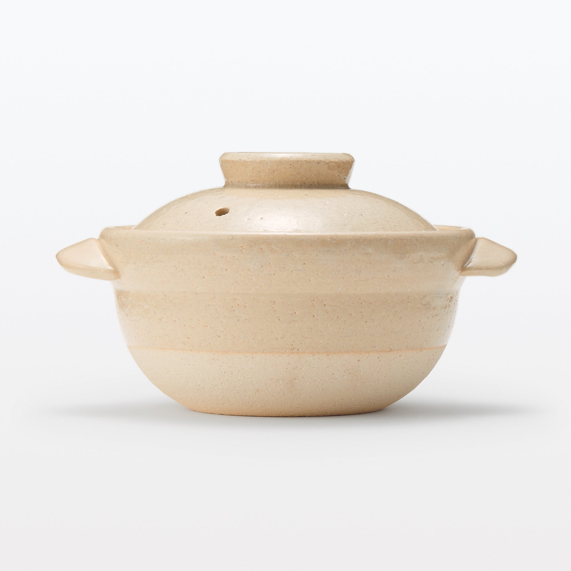 Banko Ware Ceramic Small Pot - Transparent Glaze 0.8 Qt