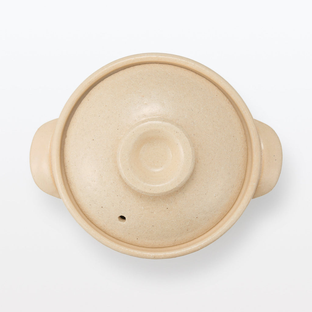 Banko Ware Ceramic Small Pot - Transparent Glaze 0.8 Qt