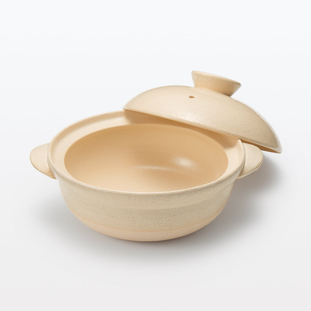 Banko Ware Ceramic Medium Pot - Transparent Glaze 1.6 Qt