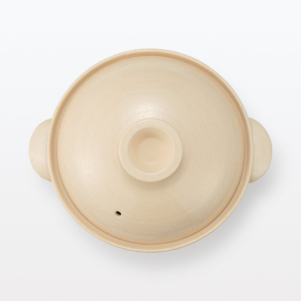 Banko Ware Ceramic Medium Pot - Transparent Glaze 1.6 Qt