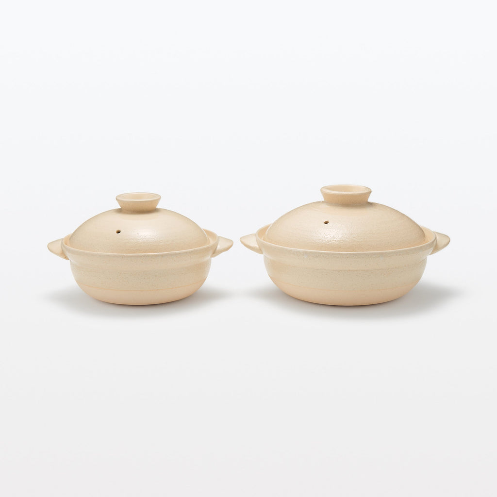 Banko Ware Ceramic Medium Pot - Transparent Glaze 1.6 Qt