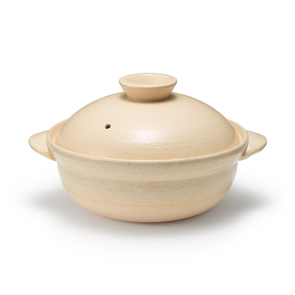 Banko Ware Ceramic Medium Pot - Transparent Glaze 1.6 Qt