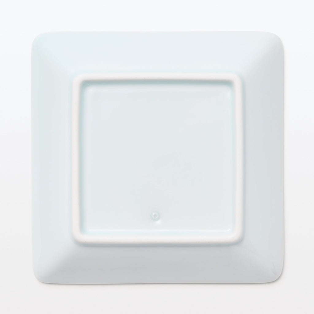 Hasami Ware Square Plate - Arabesque Pattern