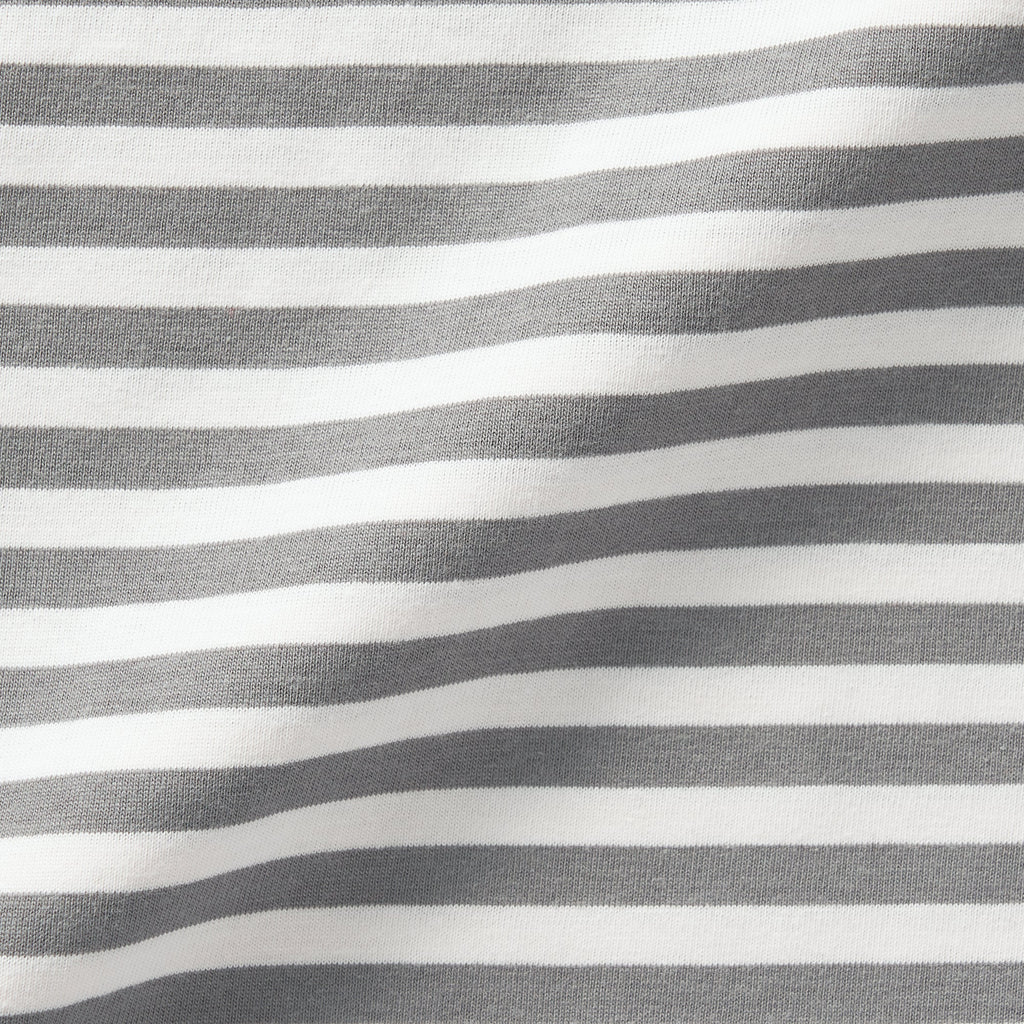 Women's Jersey Crew Neck Long Sleeve Striped T-Shirt