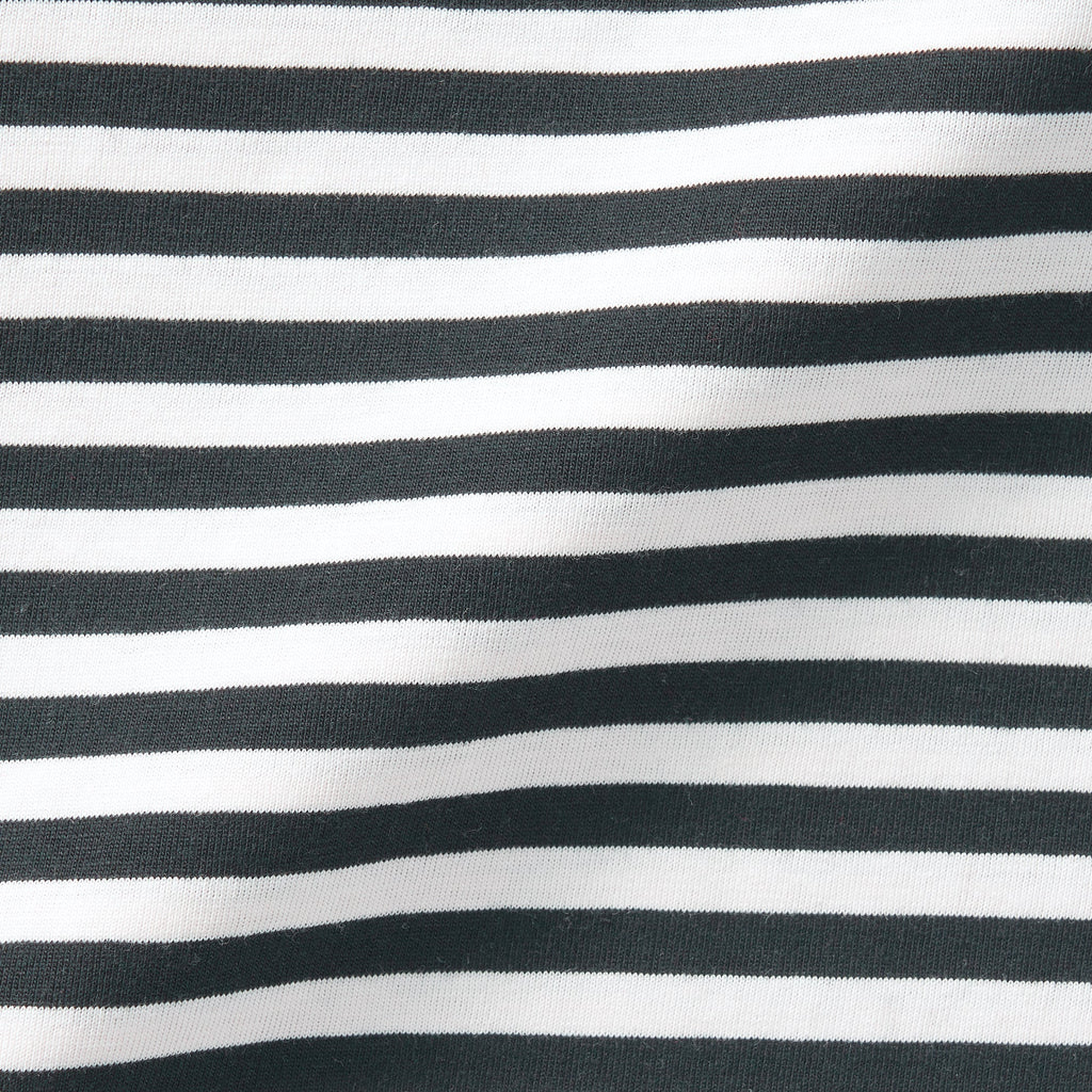 Women's Jersey Crew Neck Long Sleeve Striped T-Shirt