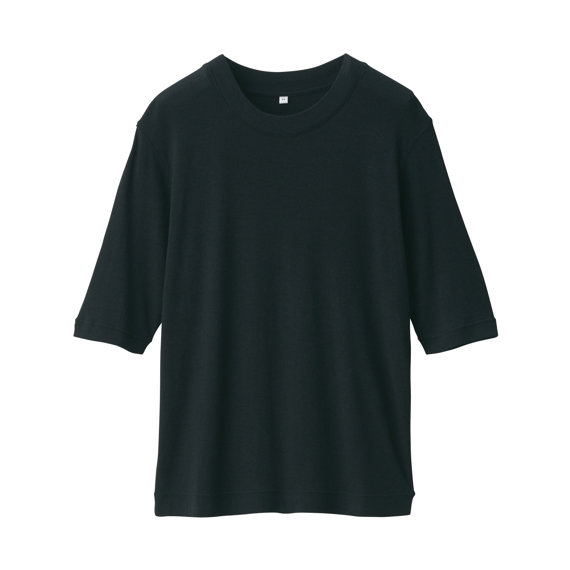 Women's Soy Fiber Blend Ribbed Crewneck Half Sleeve T-Shirt