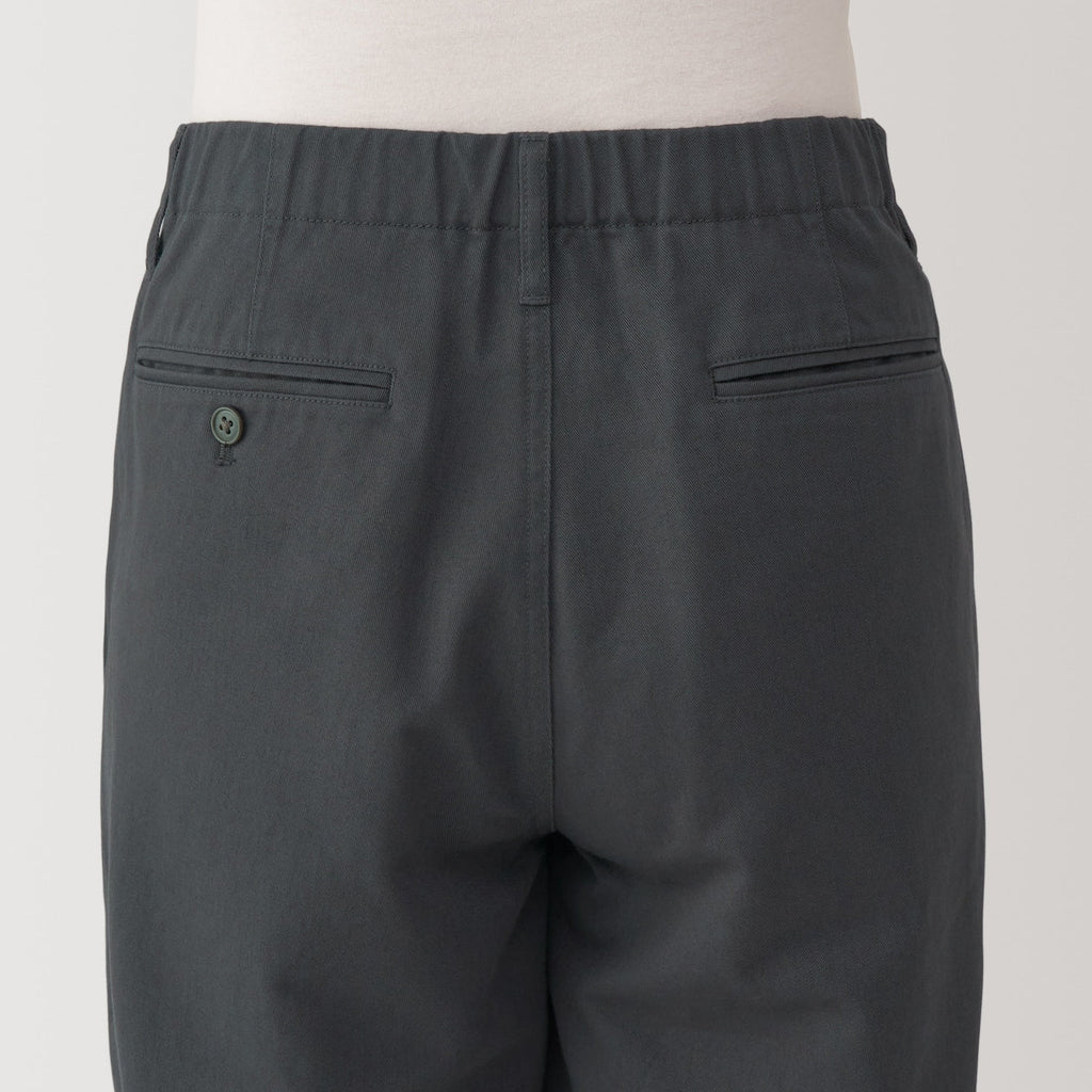 Women's Slub Yarn Chino Darted Wide Pants