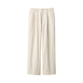Women's Slub Yarn Chino Darted Wide Pants
