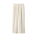 Slub Yarn Chino Darted Wide Pants