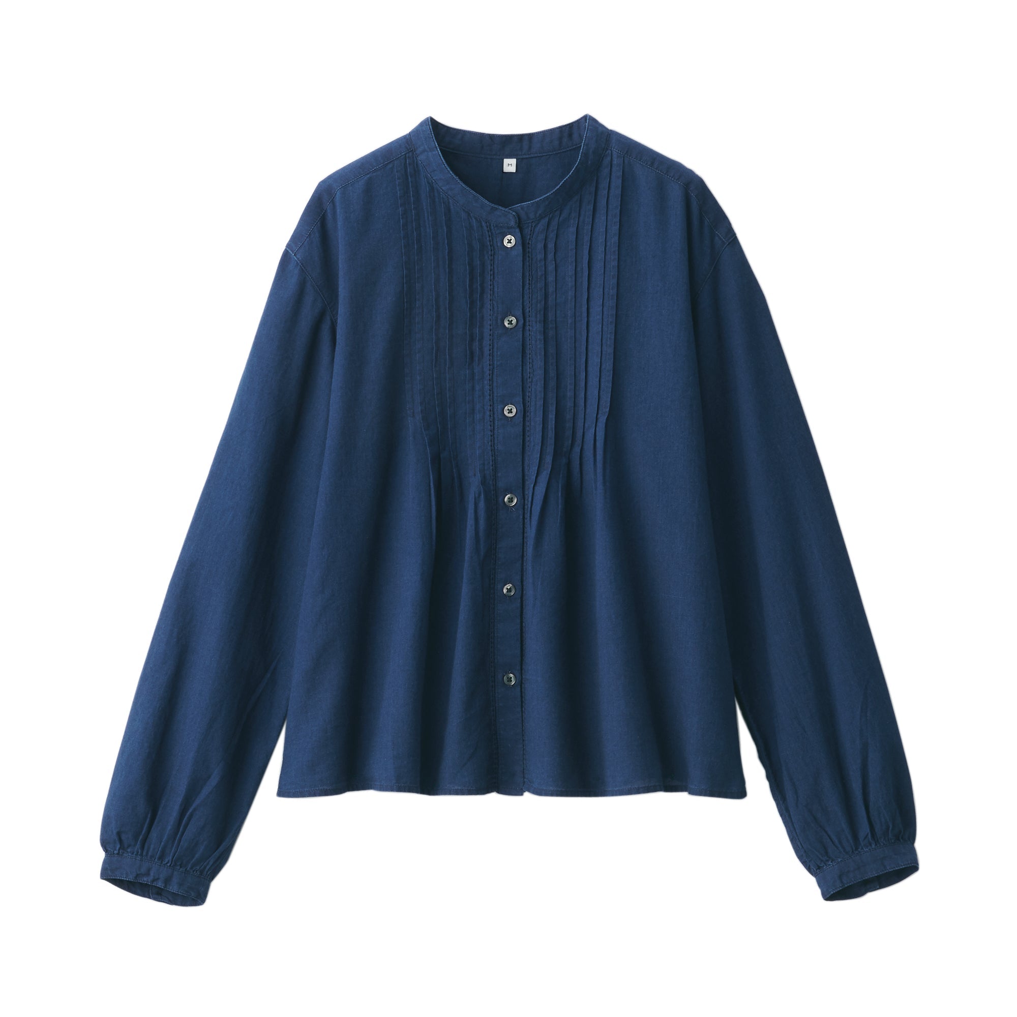 Women's Cotton Voile Indigo Blouse